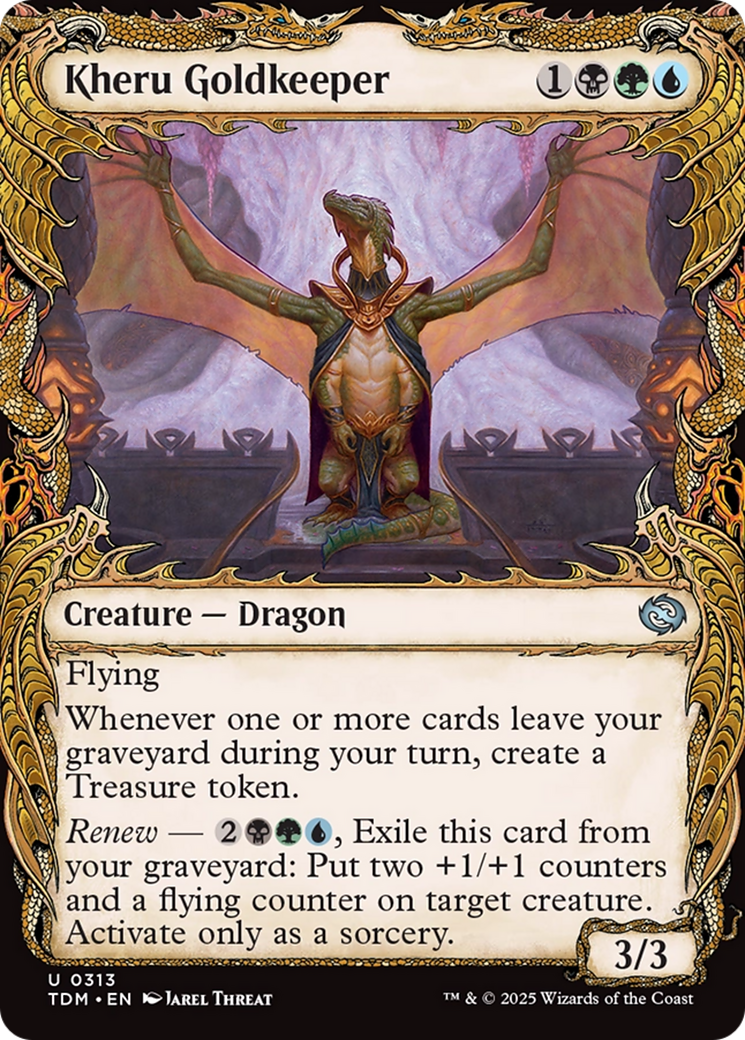 Kheru Goldkeeper (Showcase) [Tarkir: Dragonstorm] | Boutique FDB TCG