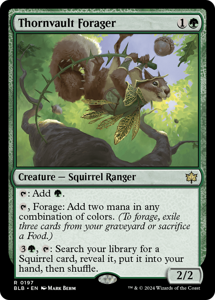 Thornvault Forager [Bloomburrow] | Boutique FDB TCG