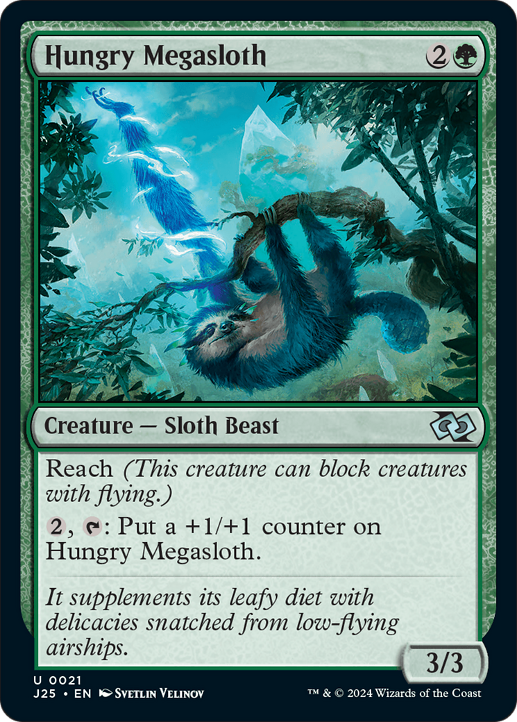 Hungry Megasloth [Foundations Jumpstart] | Boutique FDB TCG