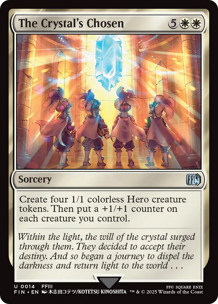 The Crystal's Chosen [FINAL FANTASY] | Boutique FDB TCG