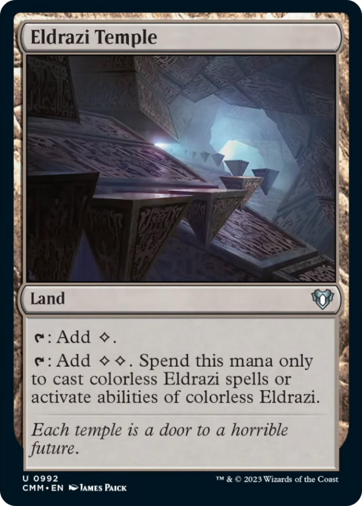 Eldrazi Temple [Commander Masters] | Boutique FDB TCG