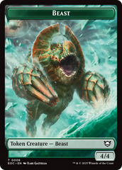 Beast (0006) // Elemental (0007) Double-Sided Token [Edge of Eternities Commander Tokens] | Boutique FDB TCG