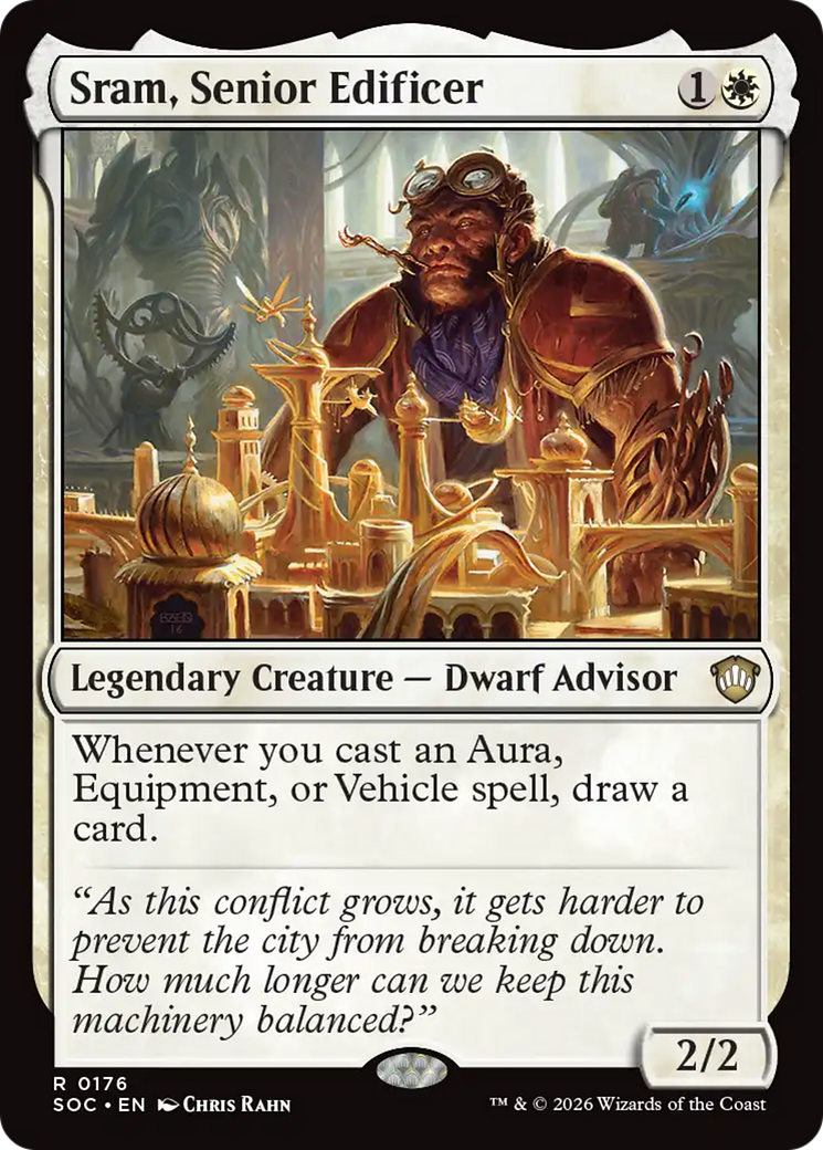 Sram, Senior Edificer [Secrets of Strixhaven Commander] | Boutique FDB TCG