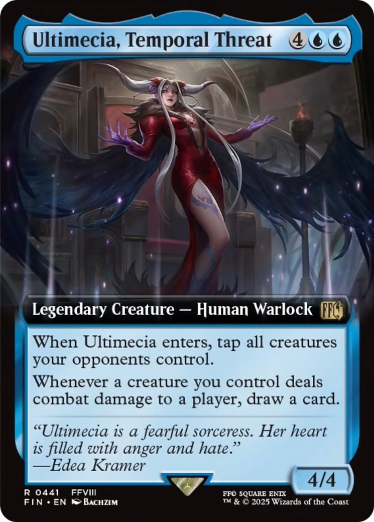 Ultimecia, Temporal Threat (Extended Art) [FINAL FANTASY] | Boutique FDB TCG