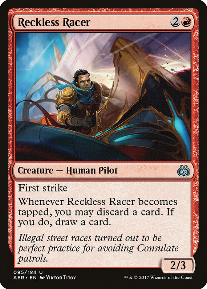 Reckless Racer [Aether Revolt] | Boutique FDB TCG