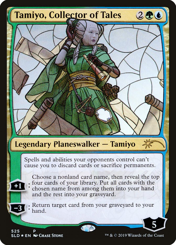 Tamiyo, Collector of Tales (Stained Glass) [Secret Lair Drop Promos] | Boutique FDB TCG