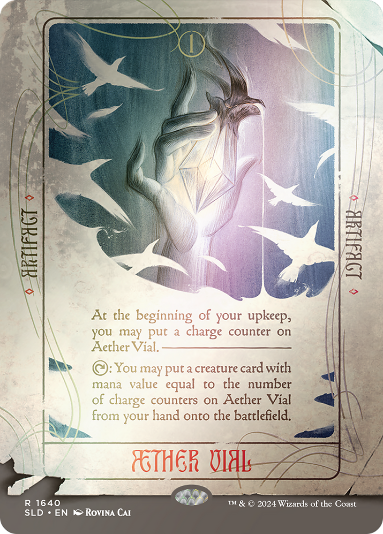 Aether Vial (Rainbow Foil) [Secret Lair Drop Series] | Boutique FDB TCG