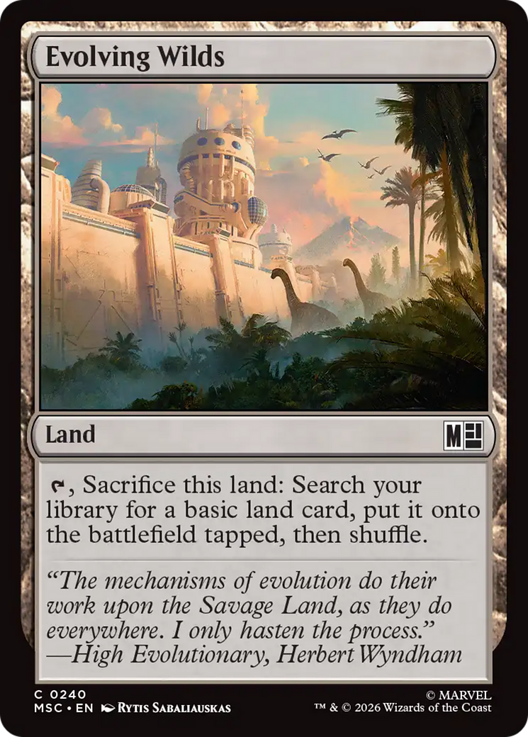 Evolving Wilds [Marvel Super Heroes Commander] | Boutique FDB TCG