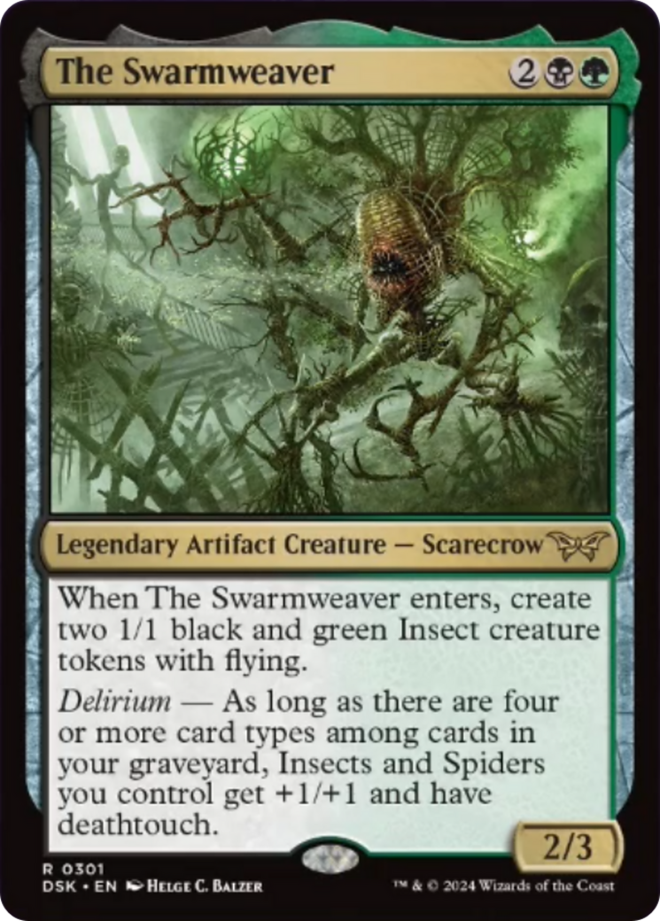 The Swarmweaver (0301) [Duskmourn: House of Horror] | Boutique FDB TCG