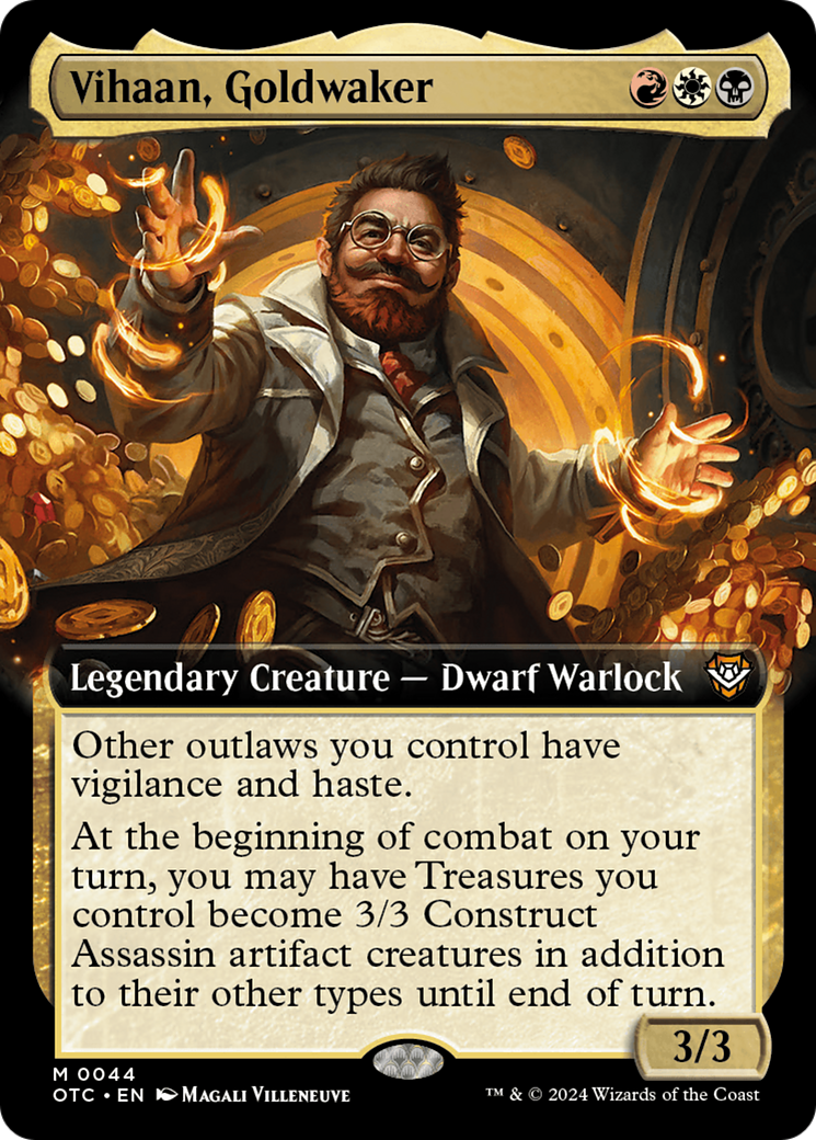 Vihaan, Goldwaker (Extended Art) [Outlaws of Thunder Junction Commander] | Boutique FDB TCG