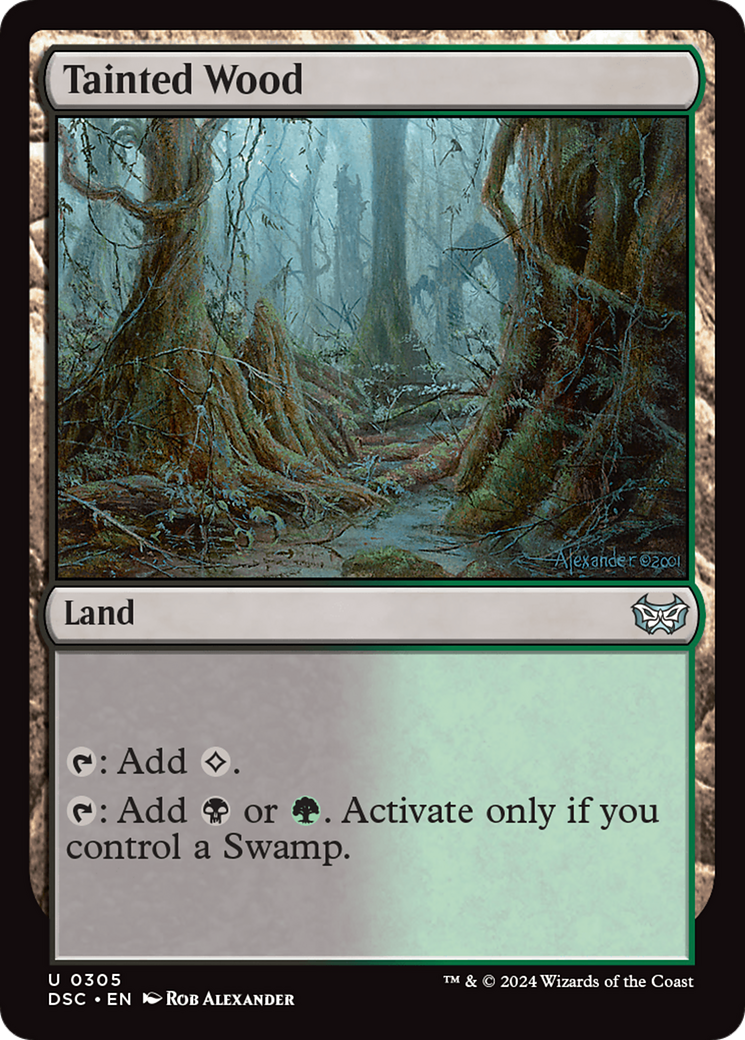 Tainted Wood [Duskmourn: House of Horror Commander] | Boutique FDB TCG