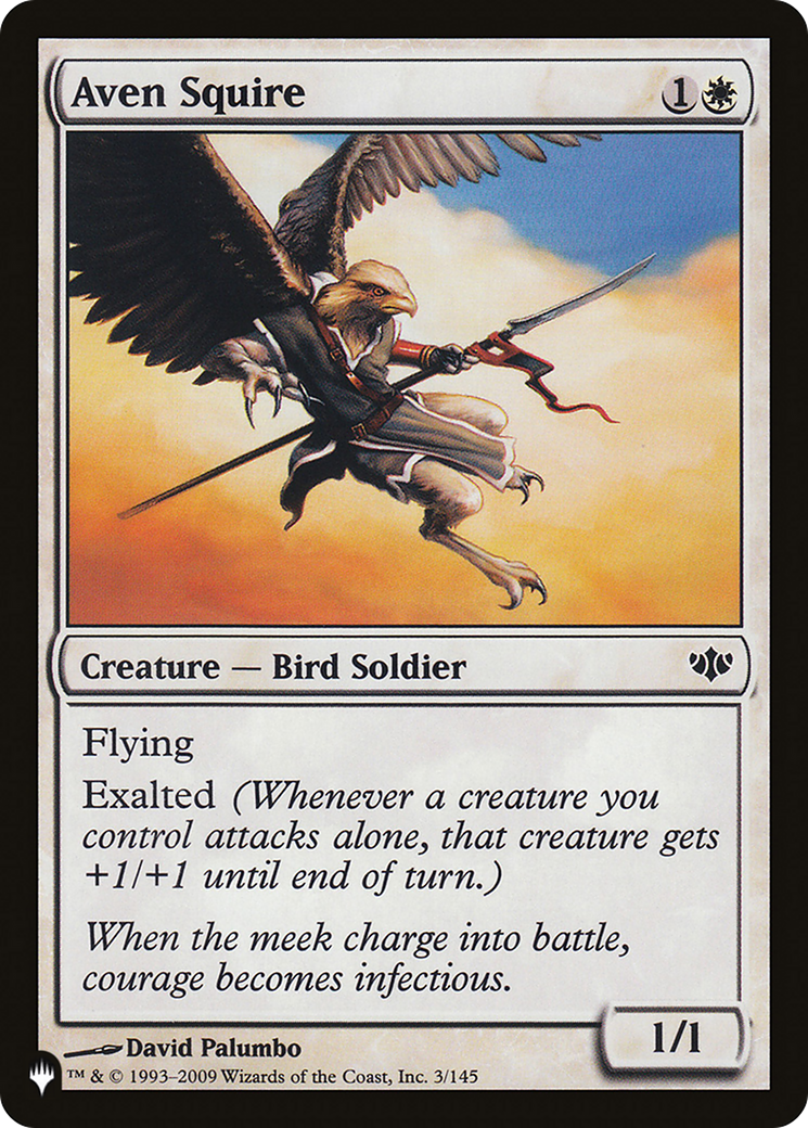 Aven Squire [The List Reprints] | Boutique FDB TCG