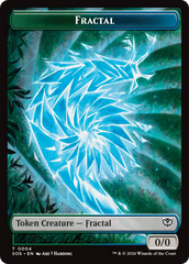 Fractal (0004) // Spirit (0010) Double-Sided Token [Secrets of Strixhaven Tokens] | Boutique FDB TCG