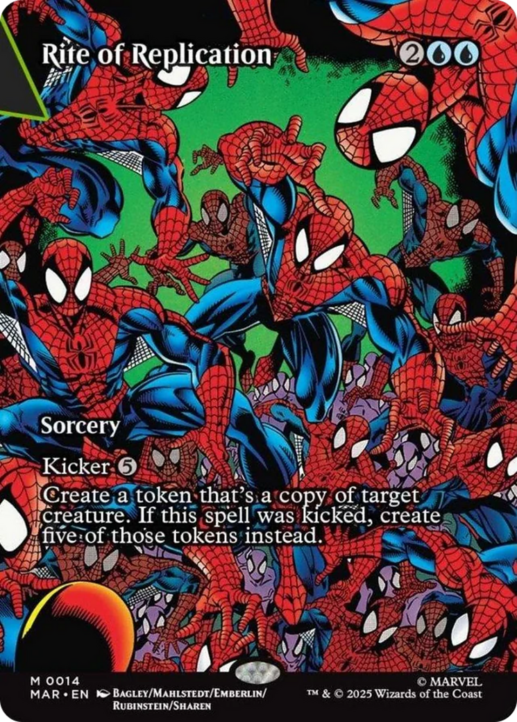 Rite of Replication (Borderless) [Marvel's Spider-Man: Eternal-Legal] | Boutique FDB TCG