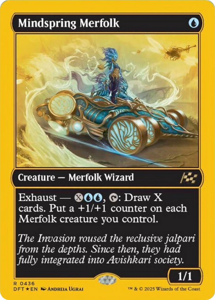 Mindspring Merfolk (First-Place Foil) [Aetherdrift] | Boutique FDB TCG