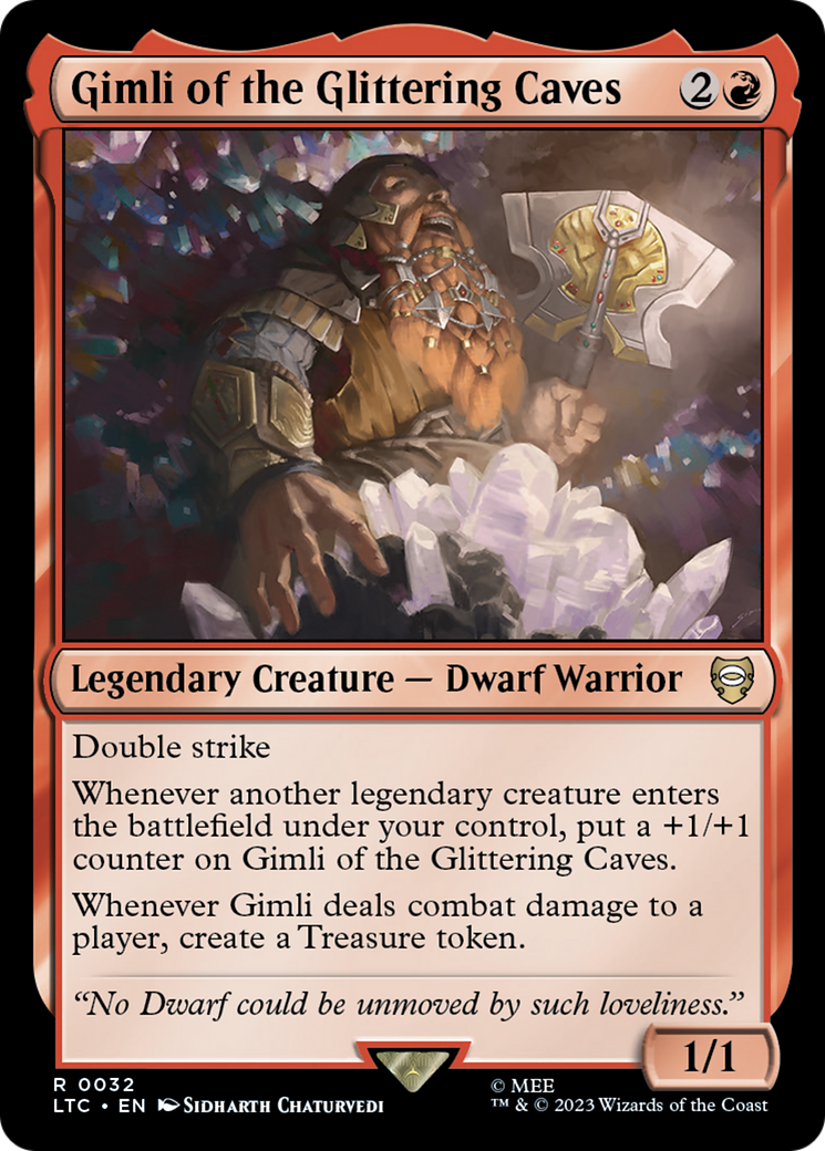 Gimli of the Glittering Caves [The Lord of the Rings: Tales of Middle-Earth Commander] | Boutique FDB TCG