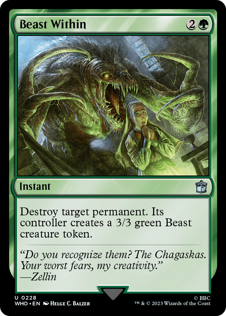 Beast Within [Doctor Who] | Boutique FDB TCG