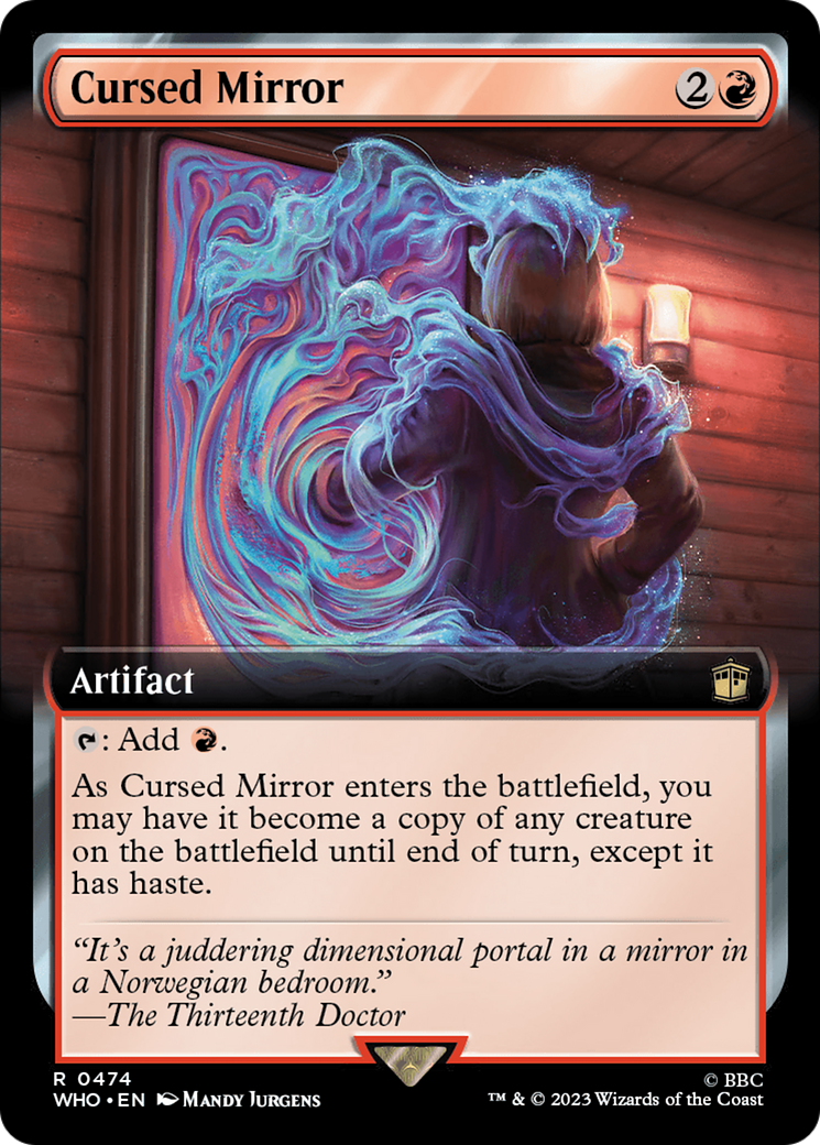 Cursed Mirror (Extended Art) [Doctor Who] | Boutique FDB TCG