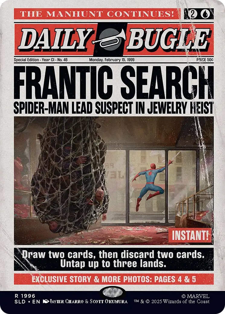 Frantic Search (1996) (Rainbow Foil) [Secret Lair Drop Series] | Boutique FDB TCG
