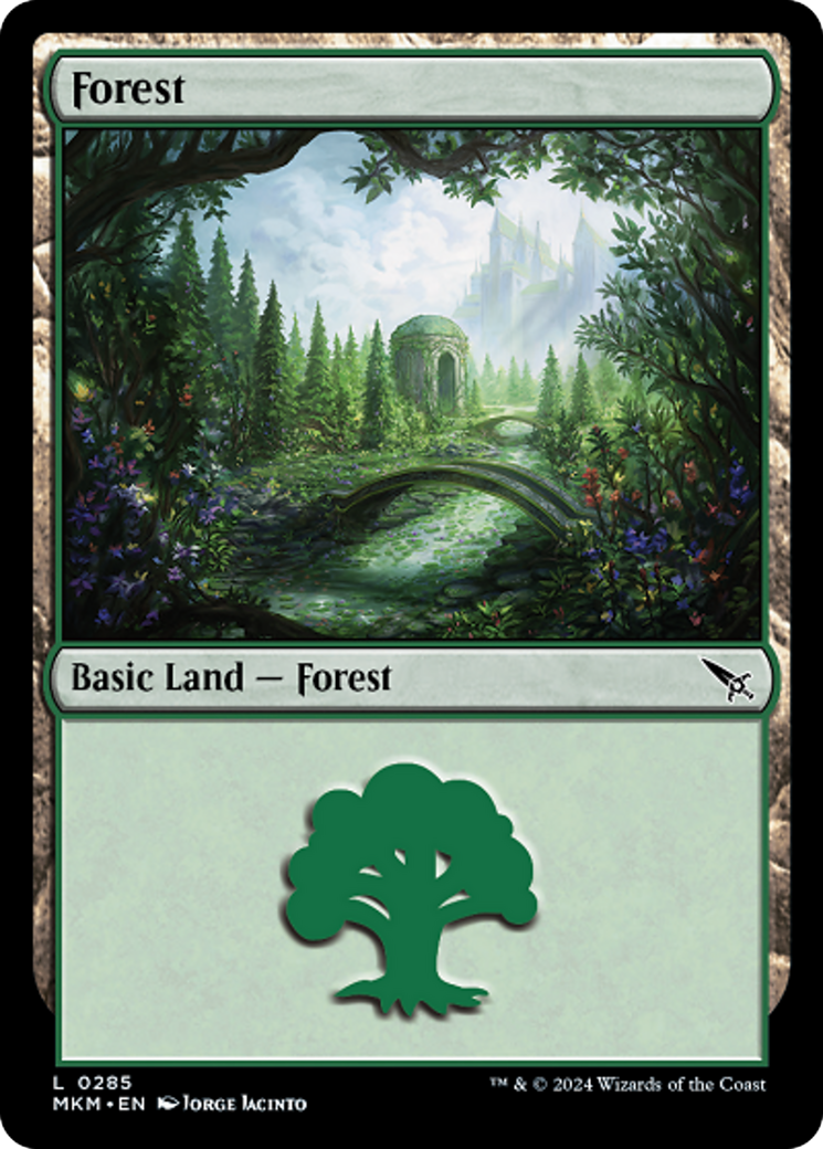 Forest (0285) [Murders at Karlov Manor] | Boutique FDB TCG