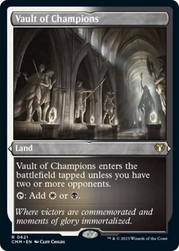 Vault of Champions (Foil Etched) [Commander Masters] | Boutique FDB TCG