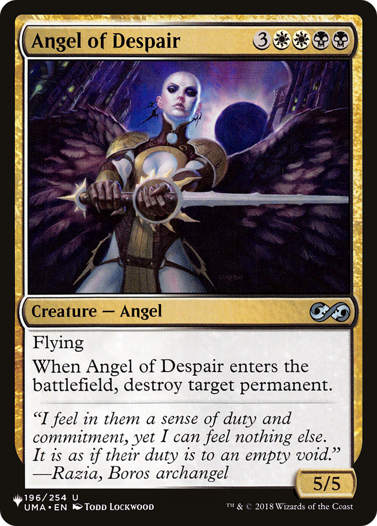 Angel of Despair [The List Reprints] | Boutique FDB TCG