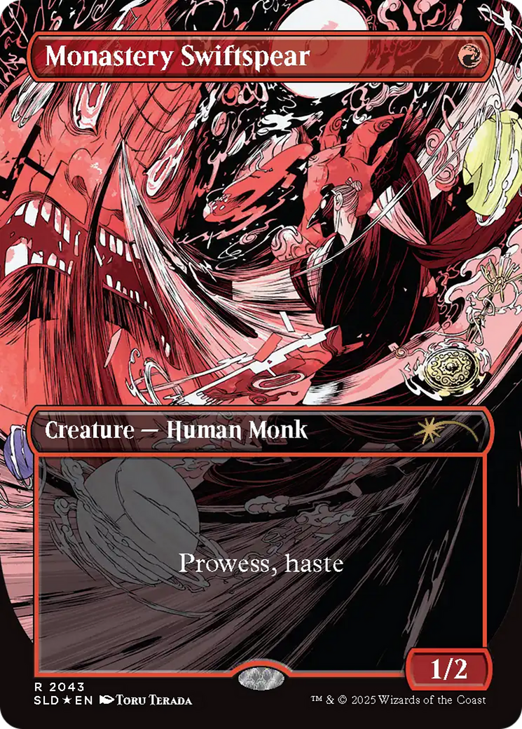 Monastery Swiftspear (2043) (Raised Foil) [Secret Lair Drop Series] | Boutique FDB TCG