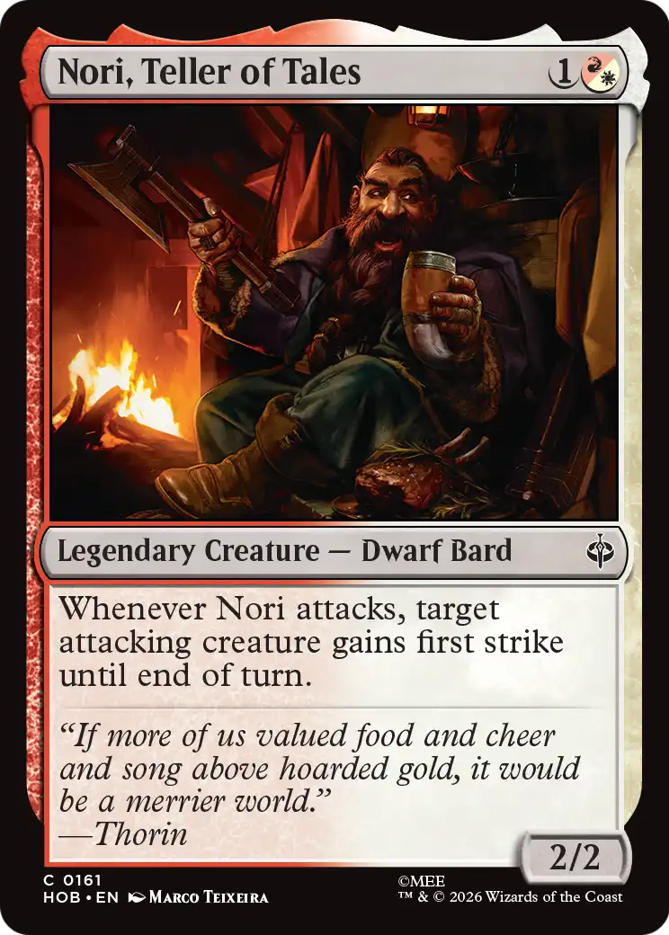 Nori, Teller of Tales [The Hobbit] | Boutique FDB TCG