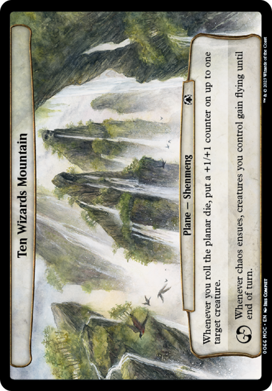 Ten Wizards Mountain [March of the Machine Commander] | Boutique FDB TCG