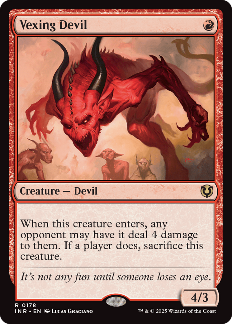 Vexing Devil [Innistrad Remastered] | Boutique FDB TCG