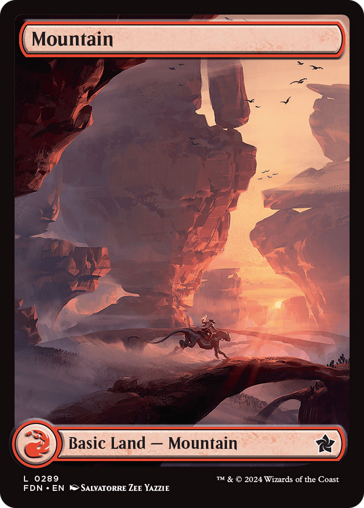 Mountain (0289) [Foundations] | Boutique FDB TCG