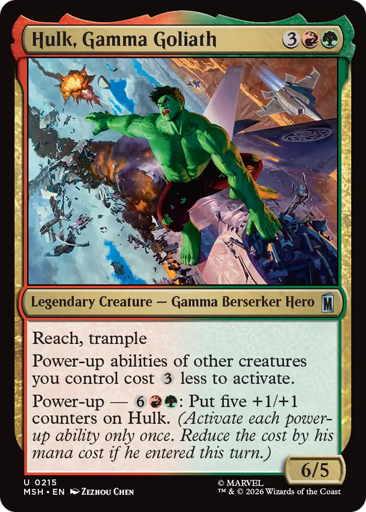 Hulk, Gamma Goliath [Marvel Super Heroes] | Boutique FDB TCG