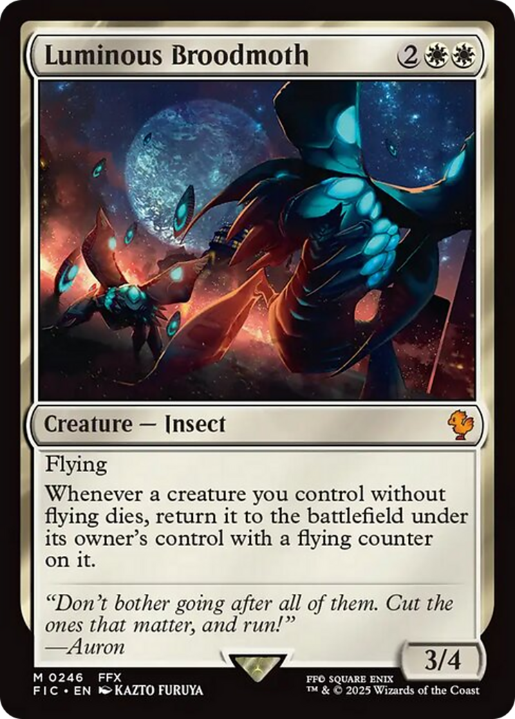 Luminous Broodmoth [FINAL FANTASY Commander] | Boutique FDB TCG