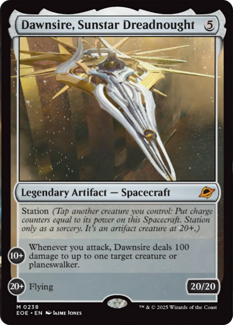 Dawnsire, Sunstar Dreadnought [Edge of Eternities] | Boutique FDB TCG
