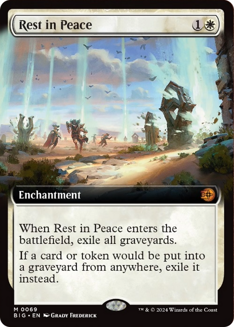 Rest in Peace (Extended Art) [Outlaws of Thunder Junction: The Big Score] | Boutique FDB TCG