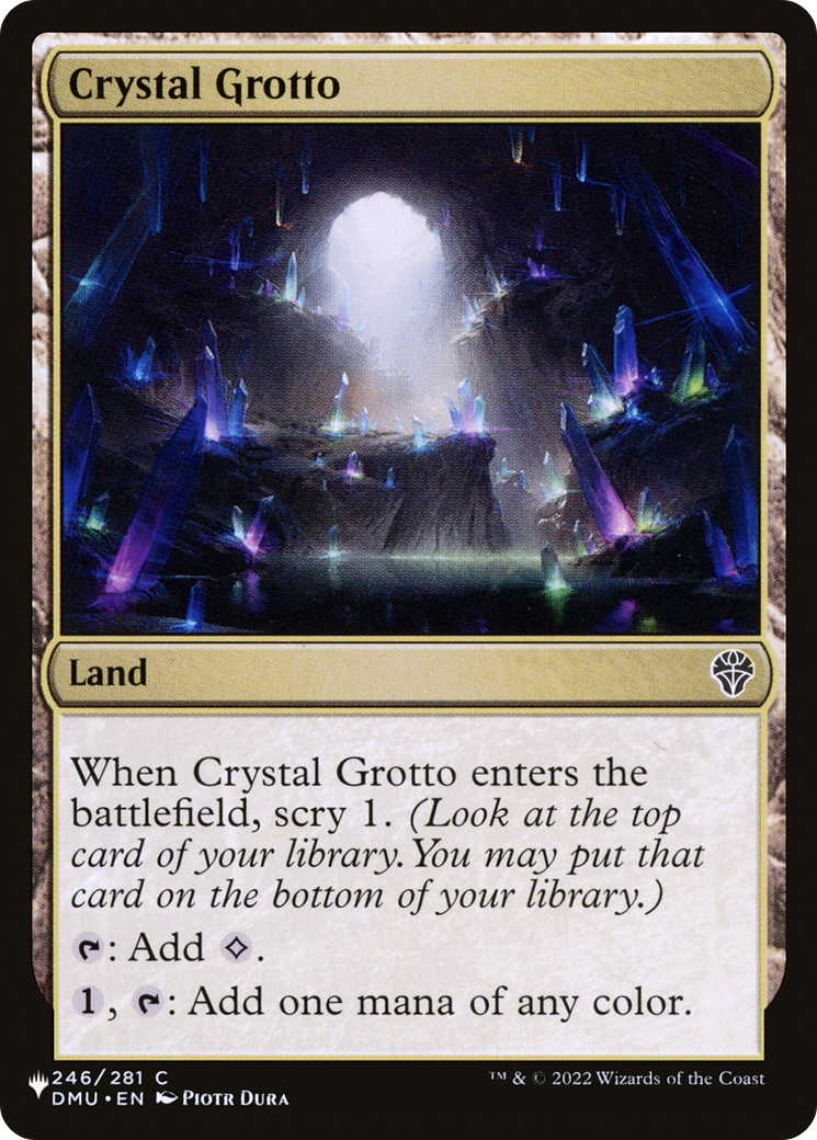 Crystal Grotto [The List Reprints] | Boutique FDB TCG