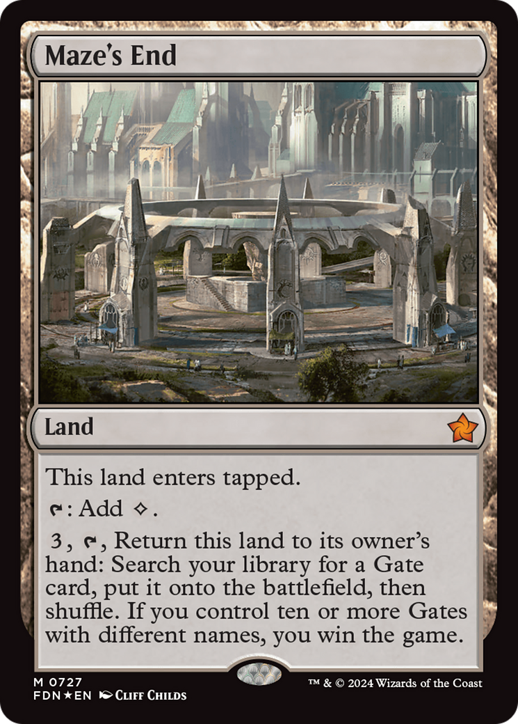 Maze's End [Foundations] | Boutique FDB TCG