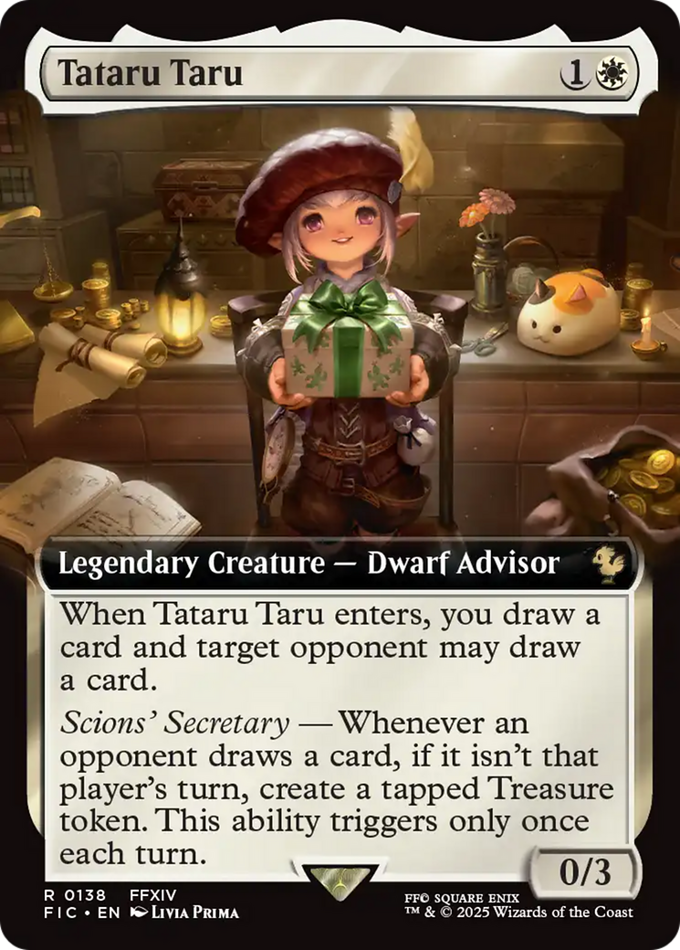 Tataru Taru (Extended Art) [FINAL FANTASY Commander] | Boutique FDB TCG