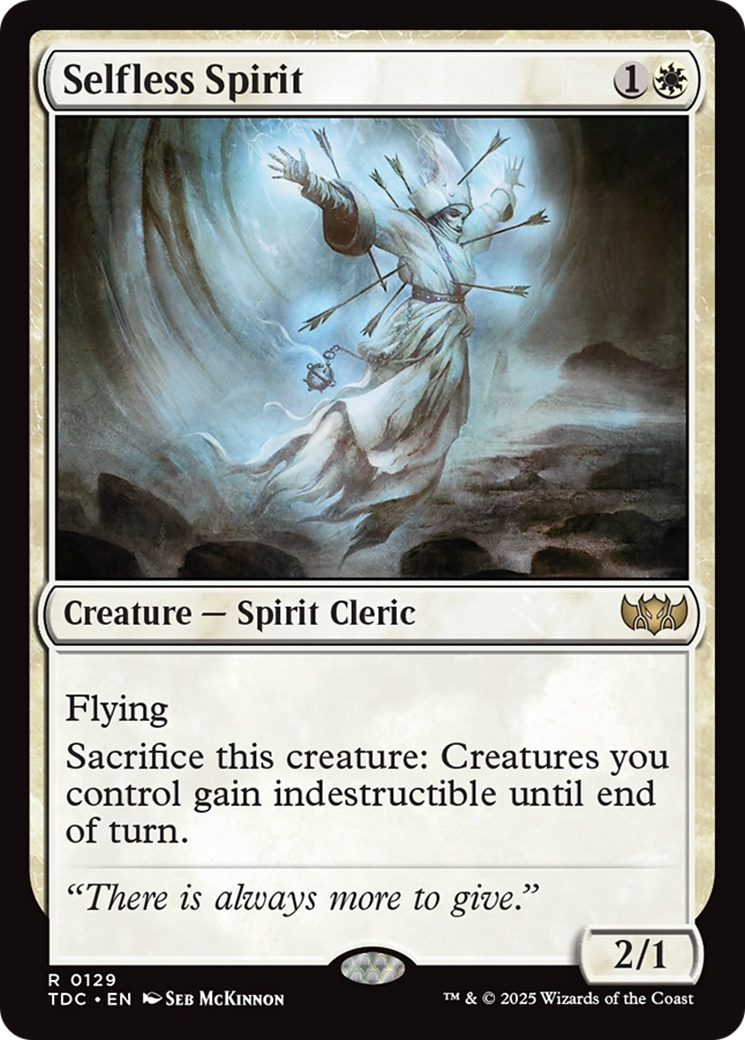 Selfless Spirit [Tarkir: Dragonstorm Commander] | Boutique FDB TCG
