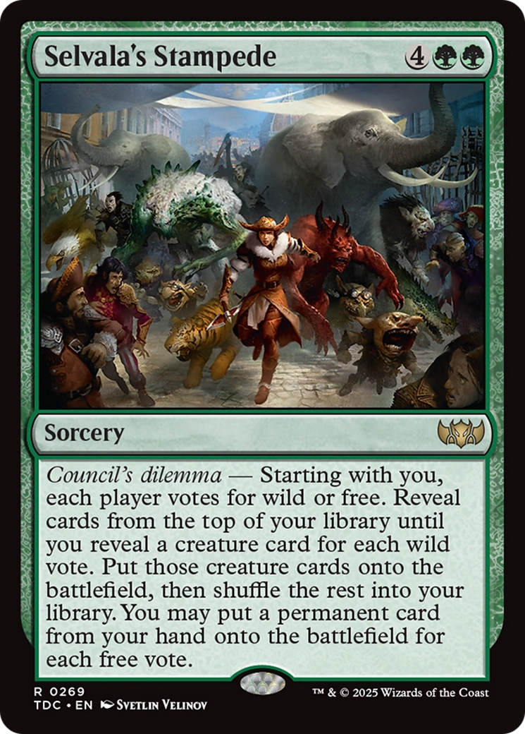 Selvala's Stampede [Tarkir: Dragonstorm Commander] | Boutique FDB TCG