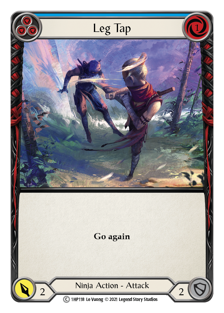 Leg Tap (Blue) [1HP118] (History Pack 1) | Boutique FDB TCG