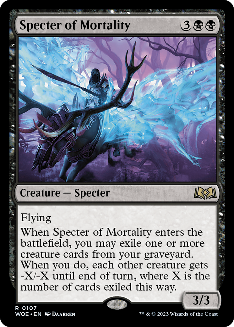 Specter of Mortality [Wilds of Eldraine] | Boutique FDB TCG