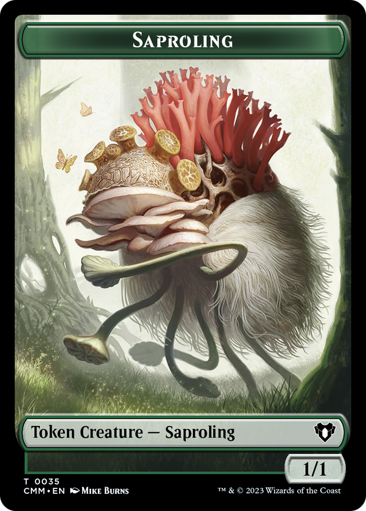 Saproling Token [Commander Masters Tokens] | Boutique FDB TCG