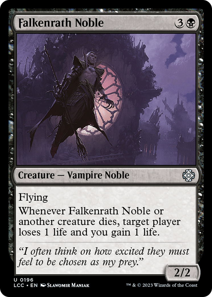 Falkenrath Noble [The Lost Caverns of Ixalan Commander] | Boutique FDB TCG