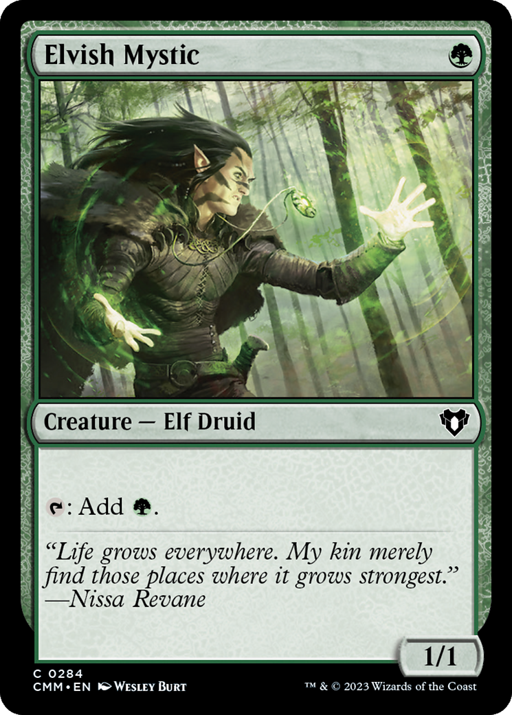 Elvish Mystic [Commander Masters] | Boutique FDB TCG