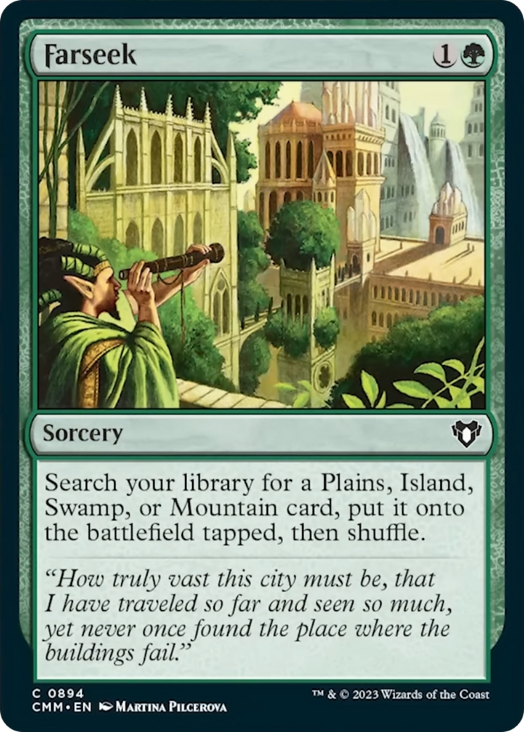 Farseek [Commander Masters] | Boutique FDB TCG