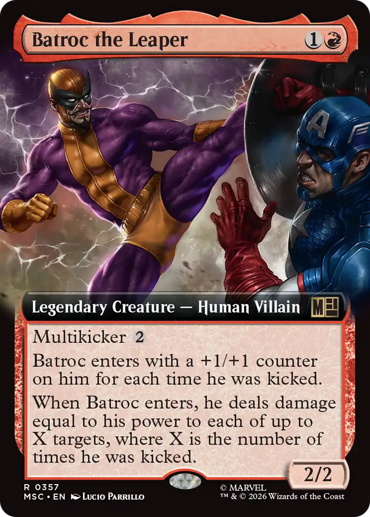 Batroc the Leaper (Extended Art) [Marvel Super Heroes Commander] | Boutique FDB TCG