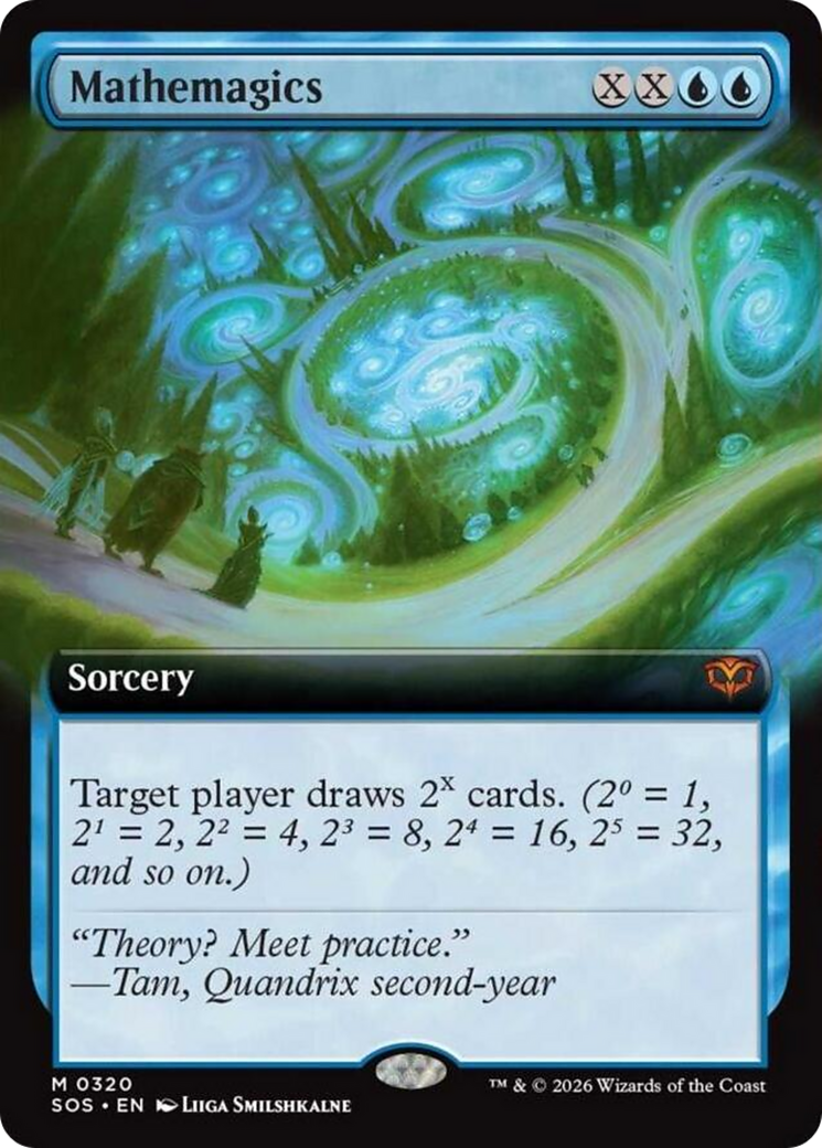 Mathemagics (Extended Art) [Secrets of Strixhaven] | Boutique FDB TCG