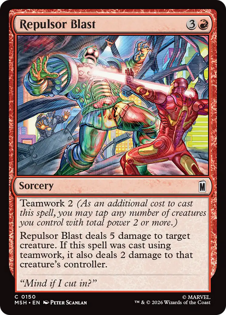 Repulsor Blast [Marvel Super Heroes] | Boutique FDB TCG
