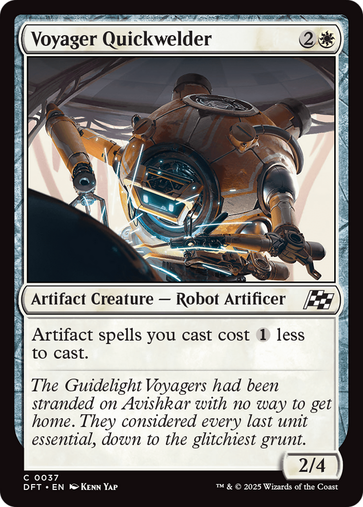 Voyager Quickwelder [Aetherdrift] | Boutique FDB TCG